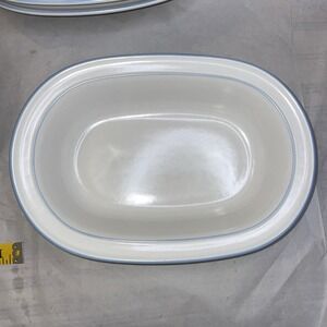 Hearthside CHANTILLY FLUER DE LUNE Stoneware OVAL VEGETABLE SERVING DISH 10 1/4"